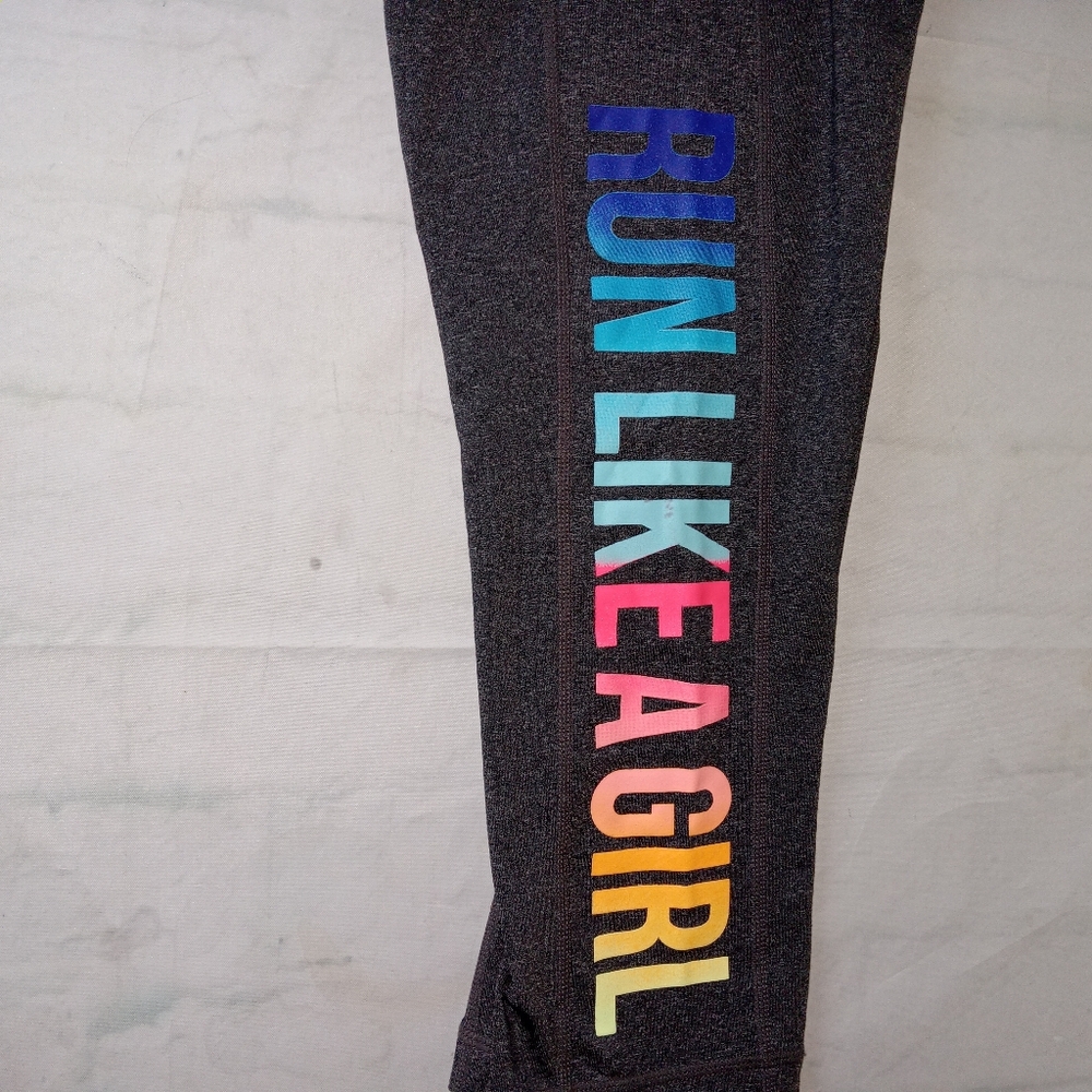 Idealology Believe In Movement Gray Capri Leggings Medium - Picture 6 of 8